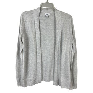Old navy heather gray open front sweater Sz S